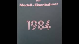 Mehr 1984 Taschenkalender für ModellEisenbahner [upl. by Claudetta]