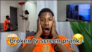 Broken Tv Screen Prank On Endurancegrand 😂😱 [upl. by Brynne]