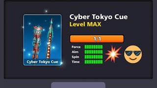 Epic Game With Maxed Cyber Tokyo Cue8 ball pool trickshots [upl. by Mcilroy]