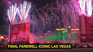 Iconic Las Vegas hotel says final goodbye before explosive demolition [upl. by Khai]