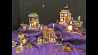 Susan Winget Halloween Houses at JoAnn Store [upl. by Janeta710]