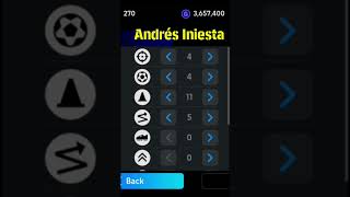 100 Rated Andres Iniesta Training Efootball 2025 shorts shortsfeed [upl. by Tome]