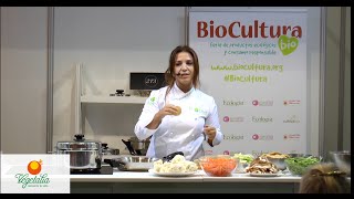 Showcooking Mireia Anglada Vegetalia Biocultura [upl. by Basia9]