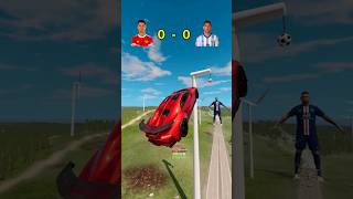 CR7 vs Messi Jump Challenge ⚽️beamngdrive shorts footballshorts football fifa ronaldo messi [upl. by Baumann]