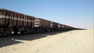 SNIM Mauritania Railway Nouadhibou station [upl. by Lenahtan]