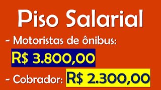 Piso Salarial para Motoristas e Cobradores de Ônibus  R 380000  na Câmara dos Deputados [upl. by Crofoot]