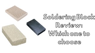 Solder Block ReviewMetalsmithing Tool Talk [upl. by Kaltman]