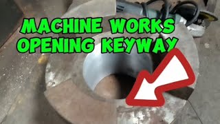 machine worksopening keyway plslikesubscribe machineworks shapermachine RonaldVidadwi2ky [upl. by Sheply36]