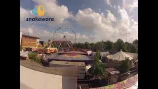 Opbouw Sneekweek Kermis 2012 Timelapse [upl. by Dyun]