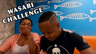 WASABI CHALLENGE  Date Night  RegoDise  South African YouTubers [upl. by Kcor]