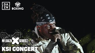 KSI’s Stunning First DAZN X Series 17 Concert [upl. by Attalanta]