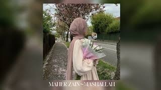 maher zain  Mashallah vocals only speed up [upl. by Major429]