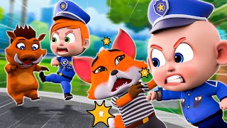 Super Police vs Bad Thief  Watch Out for Danger Song  More Funny Kids Songs amp Nursery Rhymes [upl. by Zehc]