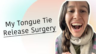 Tongue Tie Release Surgery w Laser  Posterior Adult Tongue Tie  How Im Doing PostRelease [upl. by Anela762]