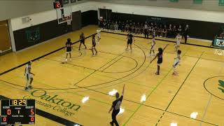 Oakton Owls Mens Basketball vs Waubonsee Community College [upl. by Aivlis555]