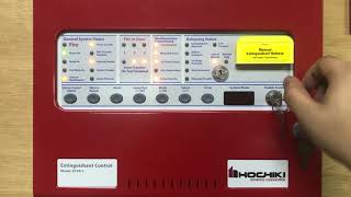 HOCHIKI HCVR3 Panel  Disablement function [upl. by Nivloc]