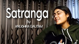 satranga Short guitar cover by Anushka gautam [upl. by Olcott]