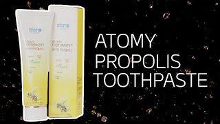 Atomy Propolis Toothpaste and Toothbrush [upl. by Nessej]