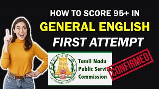 HOW TO SCORE 95 IN FIRST ATTEMPT IN TNPSC GENERAL ENGLISH  STUDY PLANNER amp WHERE TO STUDY PDF [upl. by Adiuqram616]