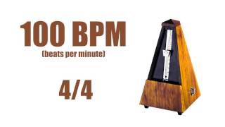 100 BPM Metronome 44 – Best Online Metronome 100 Beats Per Minute [upl. by Daniell291]