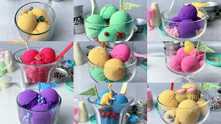 Making Ice Creams Compilation  Kinetic Sand [upl. by Wilser]