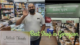 NILESH FOODS  Best Shop In Goregaon East  😀😁 [upl. by Nalod]