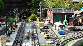 Eisenbahnromantik auf unserer LGB Gartenbahn  Teil 1  Anlagenportrait [upl. by Kendry]