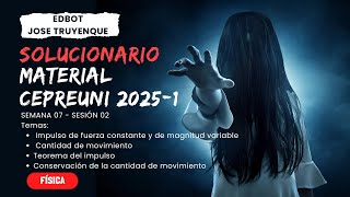 Material de estudio CEPREUNI 20251 Física S07S02  Impulso cantidad de movimiento [upl. by Amsirak]