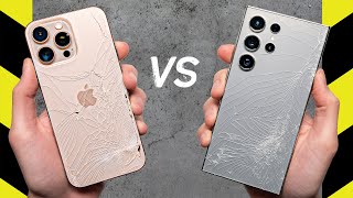 iPhone 16 Pro Max vs Galaxy S24 Ultra Drop Test [upl. by Atina]