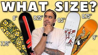 What Size Skateboard Should YOU Ride [upl. by Adeuga]