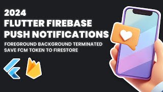 Flutter Firebase Push Notifications Tutorial  2024 [upl. by Liuqa702]