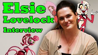 Elsie Lovelock Talks about being Charlie in Hazbin Hotel Mimi in Digimon and so many more roles [upl. by Burney]