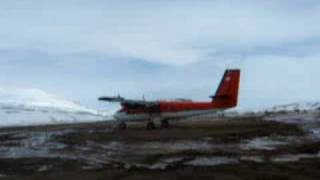 Twin Otter STOL Landing in high winds [upl. by Stelu]