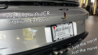 992 GT3 with JCR Titanium exhaust  Just the noise [upl. by Nutter]