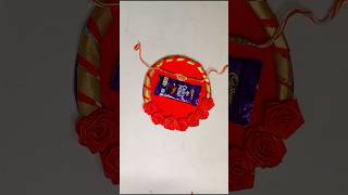 Tie Rakhi to your brother with this handmade platter l DIY Rakhi platter l Rakhi Art amp Craft rakhi [upl. by Les]