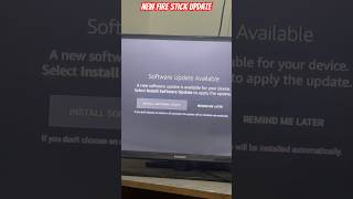 Software update for fire TV stick firetvstick firetvstick4k firetvstickupdate shorts [upl. by Januarius]