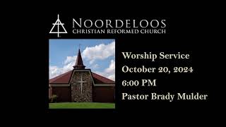 Noordeloos CRC  October 20 2024 PM Service [upl. by Fitts]