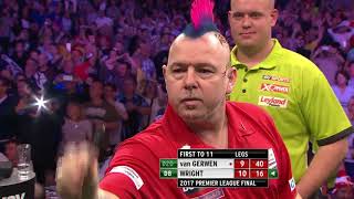 Wright v Van Gerwen  Premier League Final 2017 [upl. by Florina417]