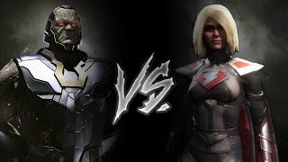 Injustice 2  Darkseid Vs Overgirl VERY HARD [upl. by Lenhard]