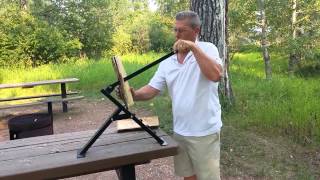 The Kindling Maker kindling splitter instructional video [upl. by Esemaj]