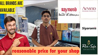 shirting amp suiting fabric in wholesale market Bhiwandi  Raymond  Arvind  Siyaram’s  ReidampTaylor [upl. by Etnoved]