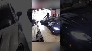 Surveillance video catches suspects stealing Aston Martin [upl. by Alexa]