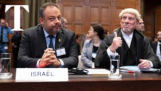 LIVE Israel responds to Gaza genocide case at Hague court [upl. by Olsewski]