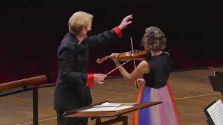 Selection from Hilary Hahn Returns Mozart Violin Concerto No 5 in A major [upl. by Naimad623]