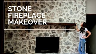 Stone Fireplace Makeover [upl. by Afital133]