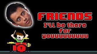 Friends Opening  Ill Be There For You Drum Cover  The8BitDrummer [upl. by Ahsinot471]