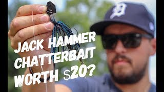 Is the Jack Hammer Chatterbait really worth 20 [upl. by Parthena]