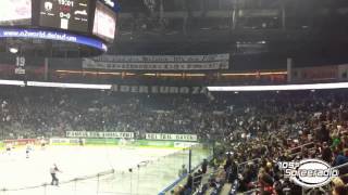 DELPlayoffs Eisbären Berlin gegen Hamburg Freezers  Fans protestieren [upl. by Darci]