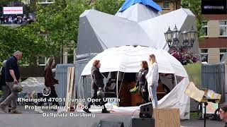 Rheingold 47051 UFO Junge Oper Urban Probeneindruck 11062024 08 Dellplatz Duisburg [upl. by Mabel907]