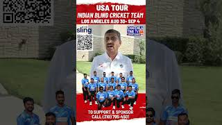 Indian Blind Cricket Team World Champions USA Tour Los Angeles shorts [upl. by Yreffeg]